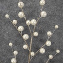 BERRY SPRAY 32&quot; CREAM/WHITE