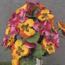 19.5" PANSY BUSH X14 ORANGE/BEAUTY