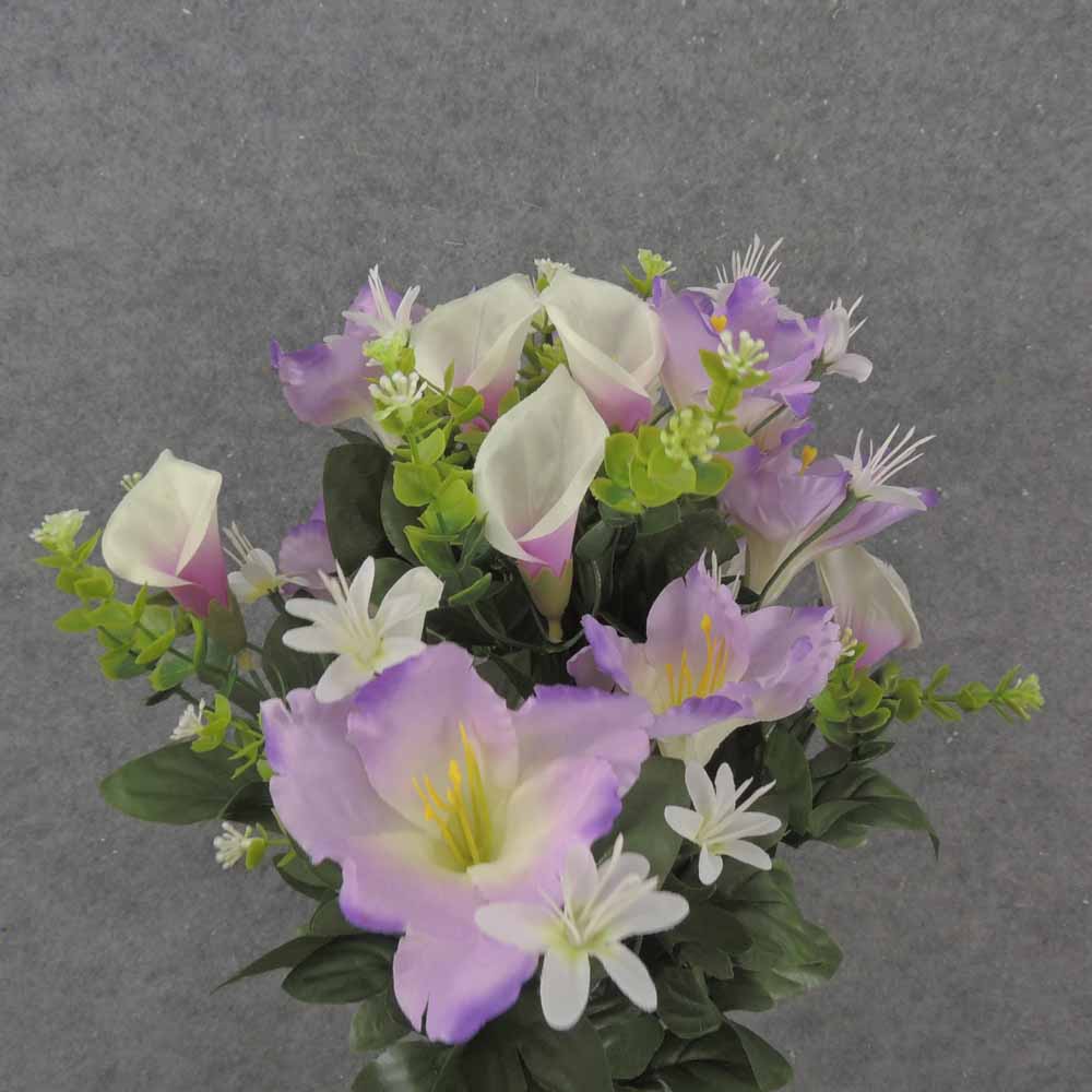 24" CALLA & LILY MIXED BUSH X18 LAVENDER