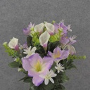 24" CALLA & LILY MIXED BUSH X18 LAVENDER
