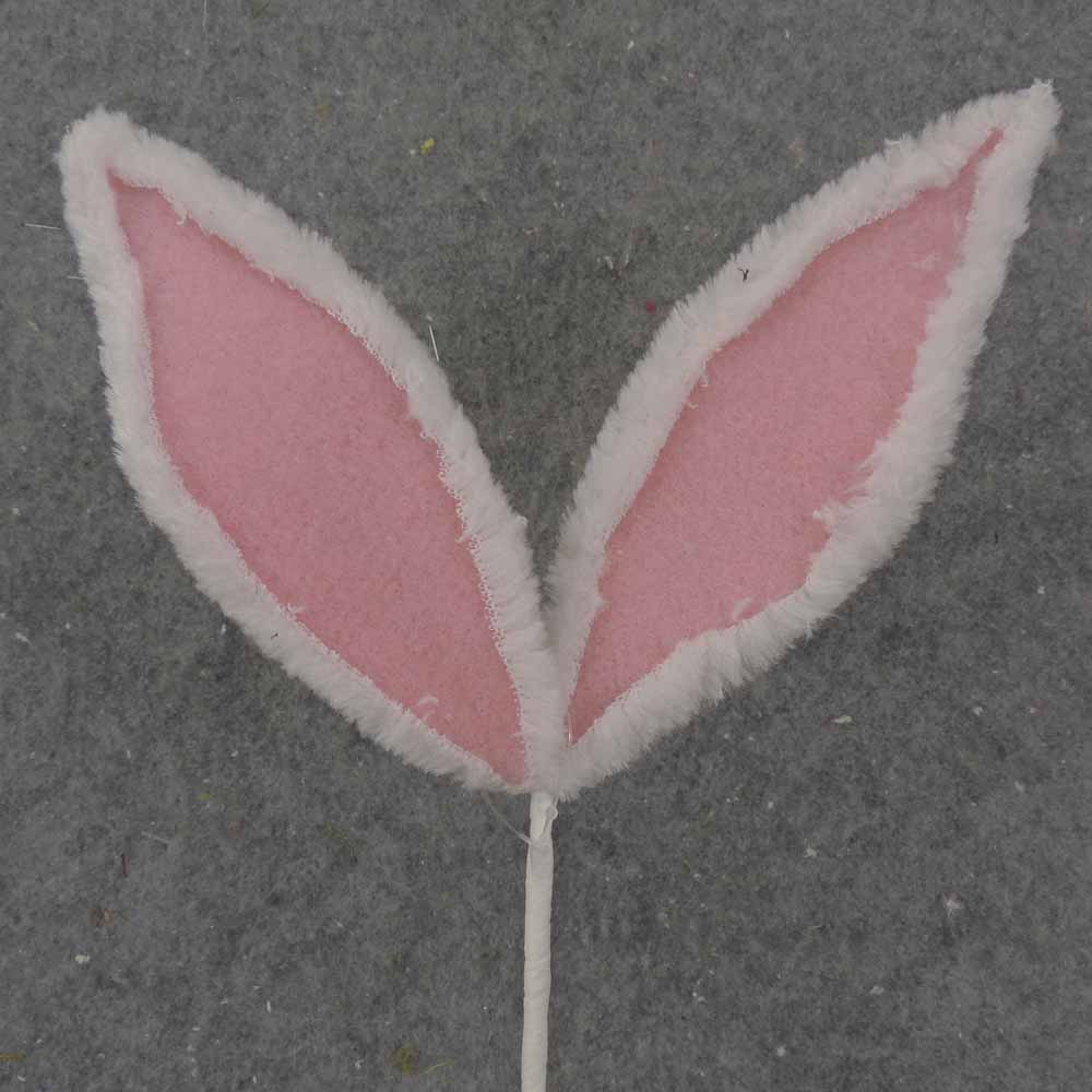 22" BUNNY EAR PICK PINK/WHITE