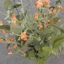 21&quot; EUCALYPTUS, FERN &amp; BLOSSOM BUSH ORANGE