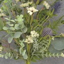 23&quot; THISTLE, EUCALYPTUS &amp; MIXED FOLIAGE BUSH