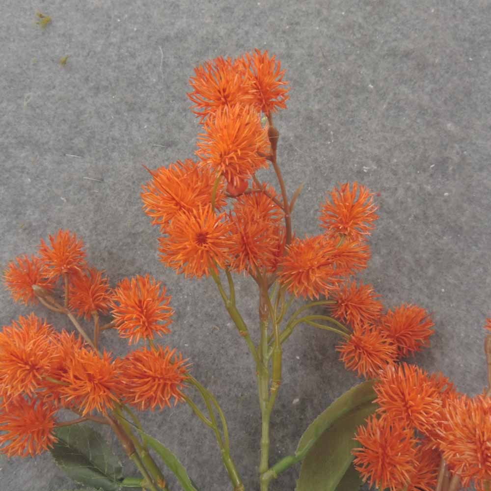 30" THISTLE SPRAY X 3 ORANGE