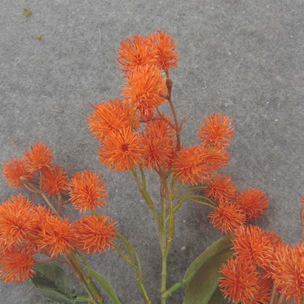 30" THISTLE SPRAY X 3 ORANGE