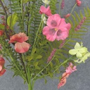 25&quot; PANSY/MIXED FLOWR HANDWRAP BUSH