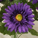 GERBERA SATIN BUSH X9 17"  PURPLE