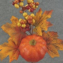 PUMPKIN/LEAF/BERRY/CONE  PICK  12"