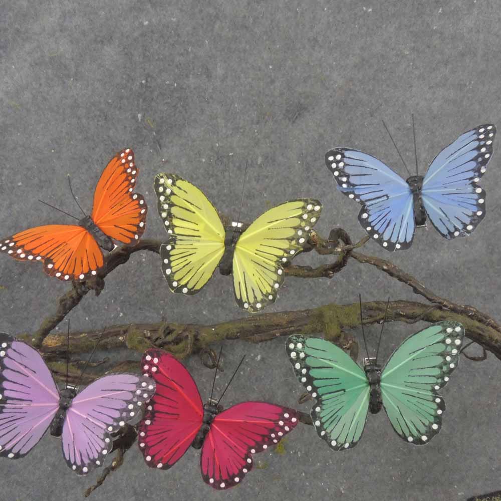 3.25&quot; MONARCH BUTTERFLY PRIMARY COLOR ASSORTMENT