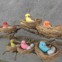 3" NEST WITH BIRD & EGG ASSORTMENT