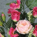 ROSE/ROSE BUD/GLAD HALF BUSHx15  PINK/BEAUTY 