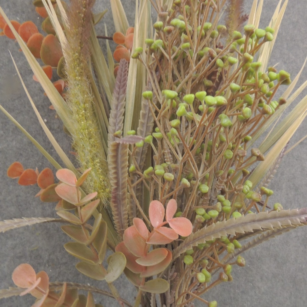 24" MIXED GRASS/FOLIAGE BUNDLE GREEN/RED