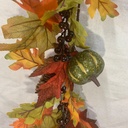 5' SUNFLOWER, PUMPKIN & FOLIAGE GARLAND