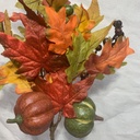 27.5&quot; FOLIAGE SPRAY W/ BERRIES &amp; PUMPKINS