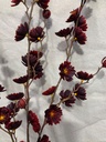 31" BLOSSOM SPRAY X3 BURGUNDY