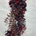 6' EUCALYPTUS GARLAND BURGUNDY/BROWN