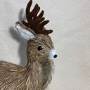 11"T x 7"L SISAL REINDEER (STANDING)