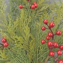 30&quot; CEDAR SPRAY W/ BERRIES