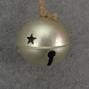 4&quot; JINGLEBELL ORNAMENT GOLD