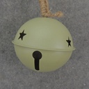 4&quot; JINGLEBELL ORNAMENT LIGHT GREEN