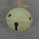 4" JINGLEBELL ORNAMENT LIGHT GREEN