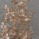 21&quot; METALLIC EUCALYPTUS SPRAY CHAMPAGNE