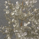 21&quot; METALLIC EUCALYPTUS SPRAY PLATINUM