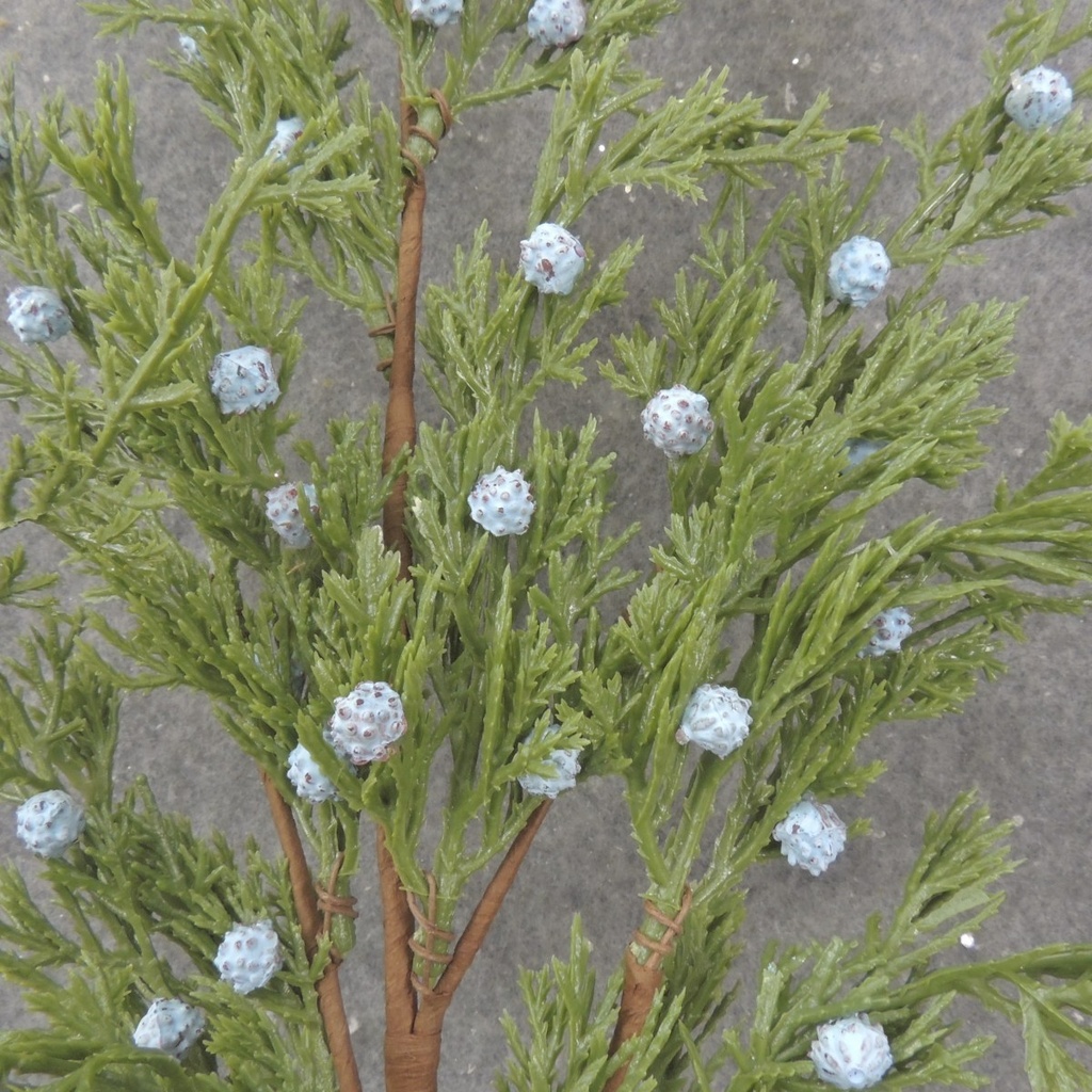 27" JUNIPER SPRAY W/ BERRIES