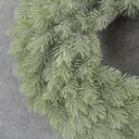 16" PINE WREATH DUSTY GREEN