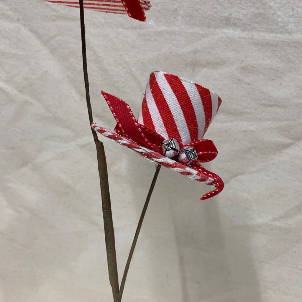 23&quot; TOPHAT SPRAY X2 RED/WHITE