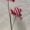 23&quot; TOPHAT SPRAY X2 RED/WHITE