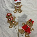 26" GINGERBREAD SPRAY X3