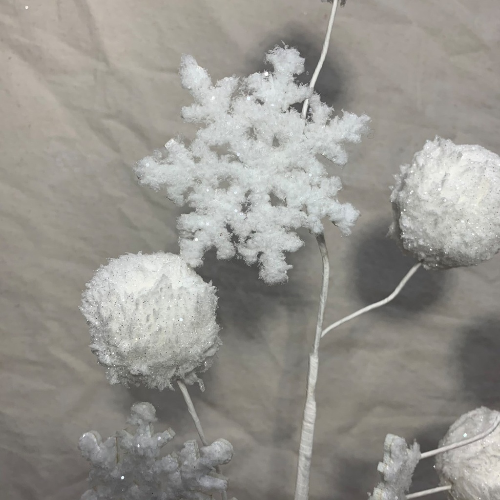 29" SNOWFLAKE & SNOWBALL SPRAY