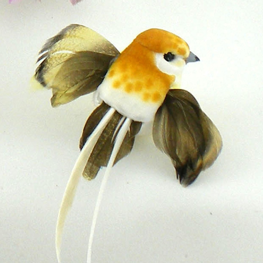 BIRD 2.5" MUSHROOM/FEA. FLYING 6-AST W/CLIP