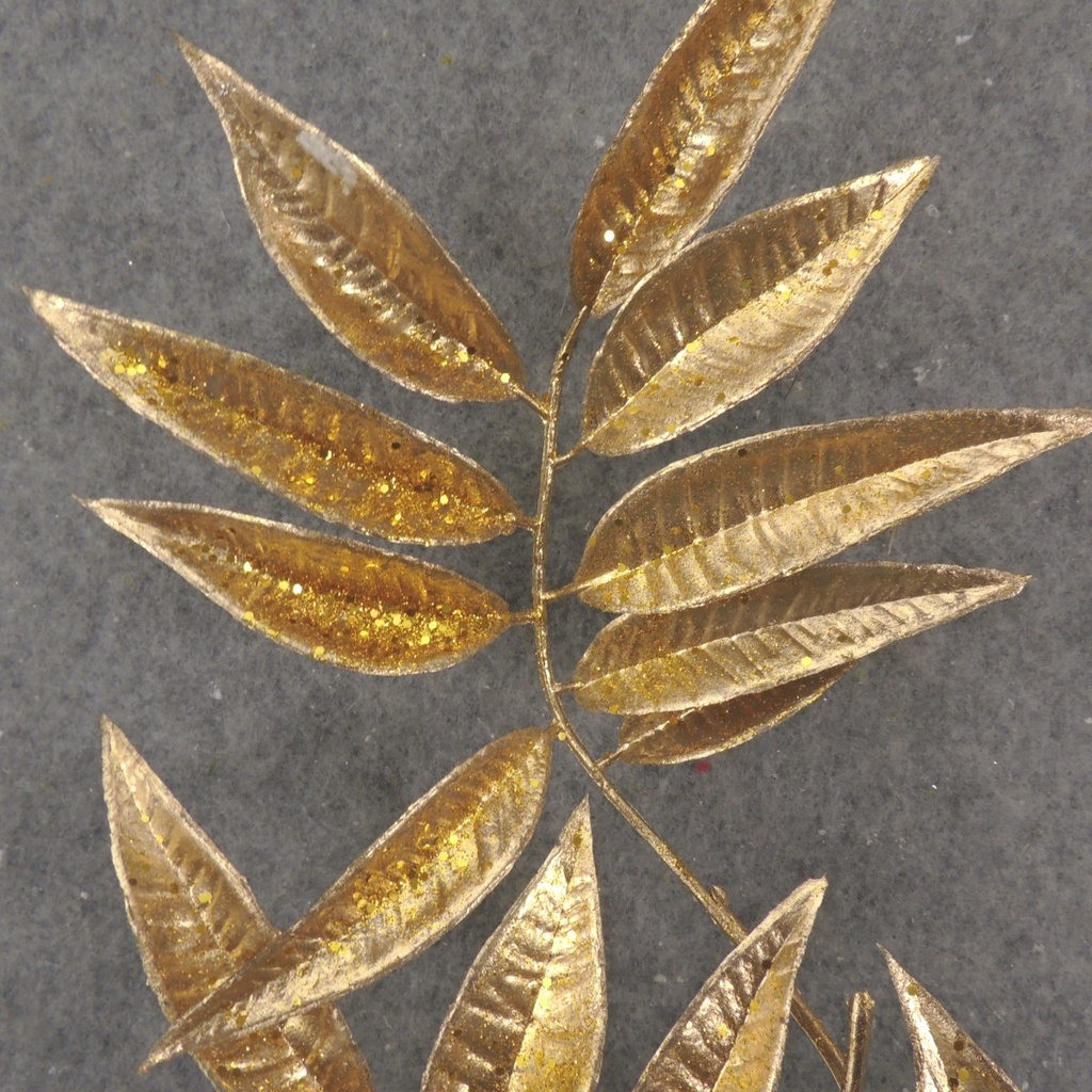 BAY LEAF SPRAY X3 26" METALLIC GOLD