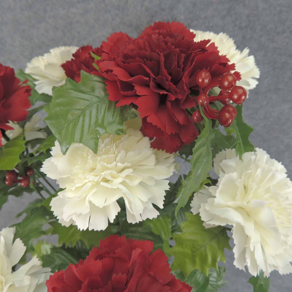 CARNATION & HOLLY MIX BUSH X14