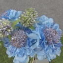 8.5&quot; SEEDED CORNFLOWER BUNDLE BLUE