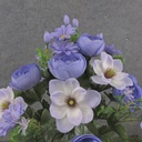 24&quot; MAGNOLIA/RANUNCULUS/DAISY BUSH X21