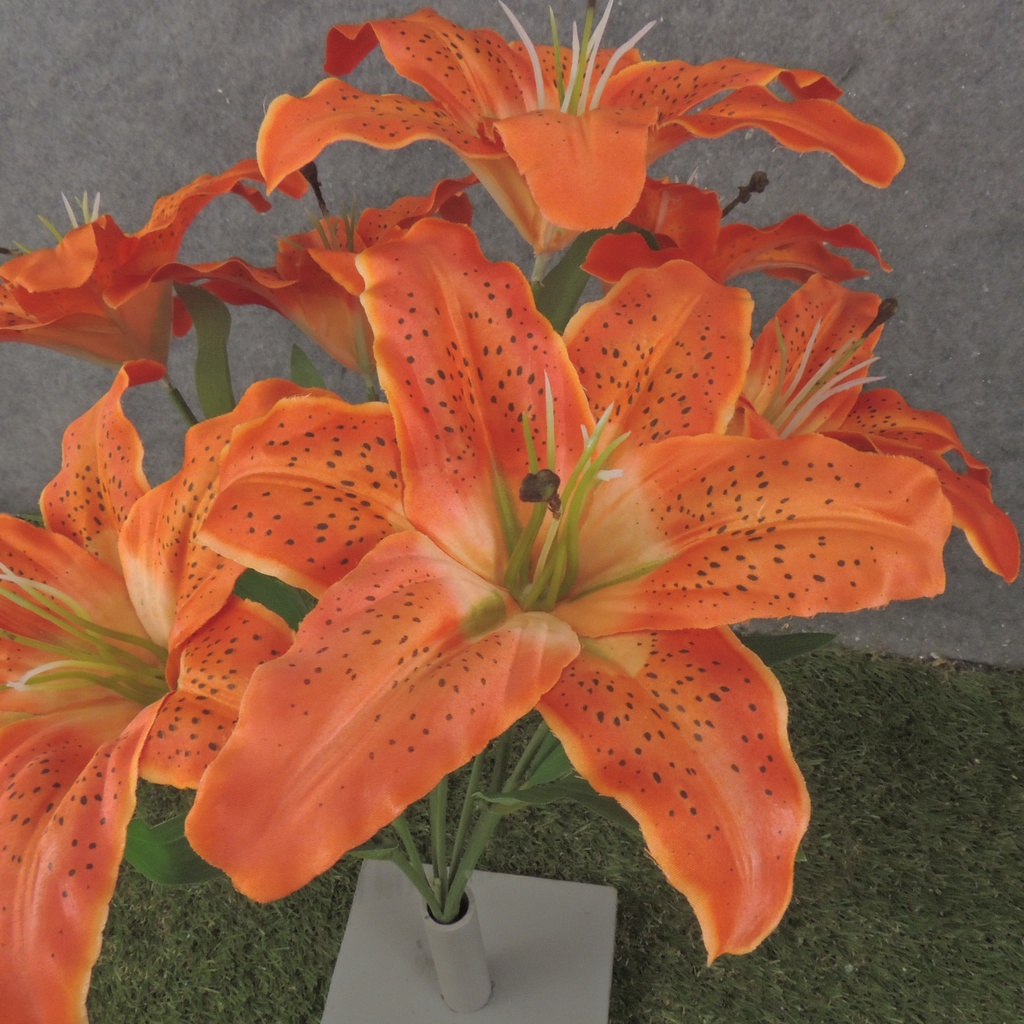 20" LILY BUSH X7 ORANGE