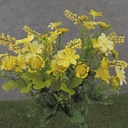 19" WILDFLOWER & HEATHER BUSH X10 YELLOW