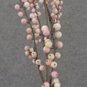 39.5&quot; BERRY TWIG SPRAY CREAM/PINK