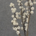 39.5&quot; BERRY TWIG SPRAY CREAM