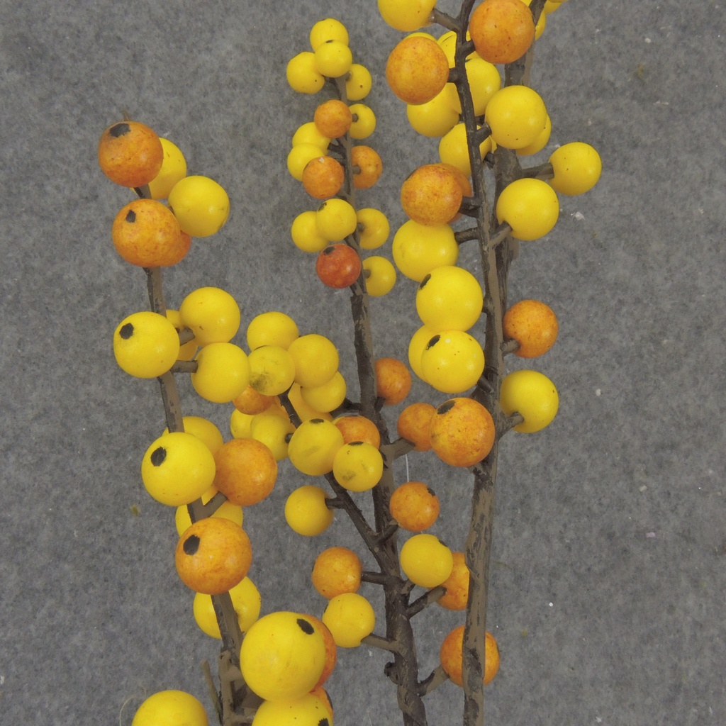 39.5" BERRY TWIG SPRAY YELLOW/ORANGE