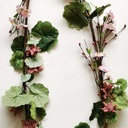 60" GERANIUM & BERRY GARLAND PINK