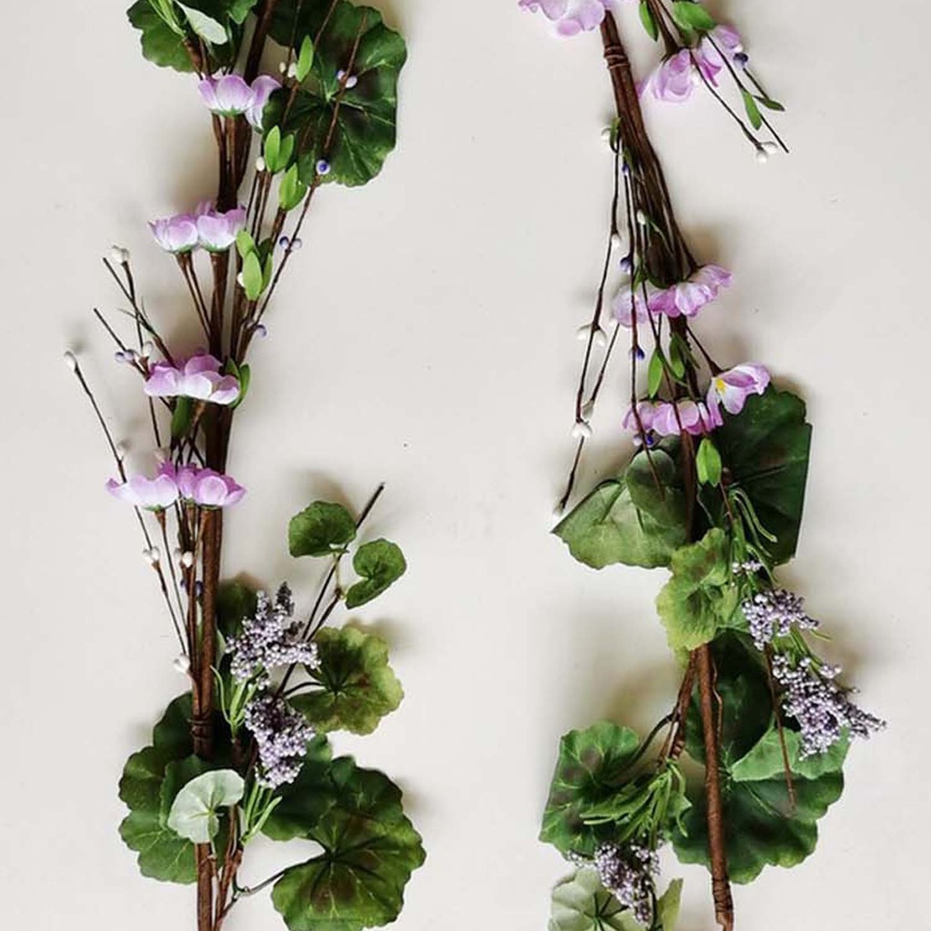 60" GERANIUM & BERRY GARLAND PURPLE