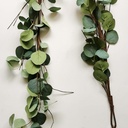 60" SILVER DOLLAR EUCALYPTUS LEAF GARLAND