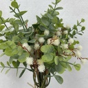 14" EUCALYPTUS & MINI BUR BUNDLE WHITE