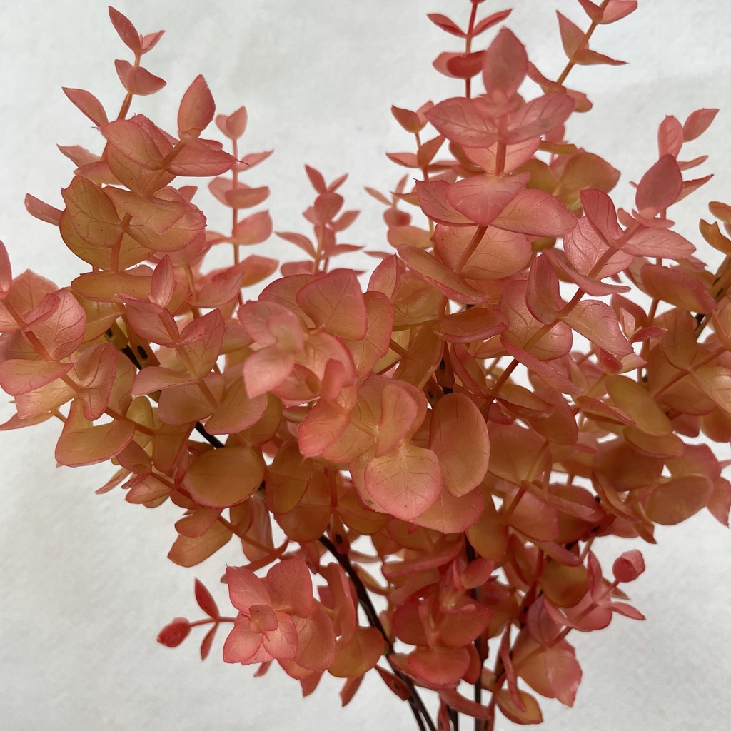 14" EUCALYPTUS BUSH X5 RED/PINK