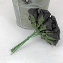 ROSE SWEETHEART PICK  BLACK (1 DZ/POLY BAG)