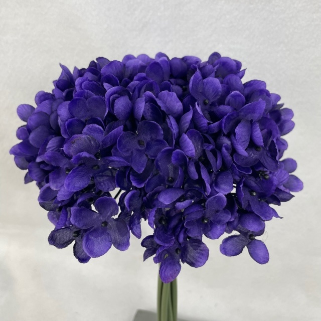 11" HYDRANGEA BUNDLE X6 PURPLE